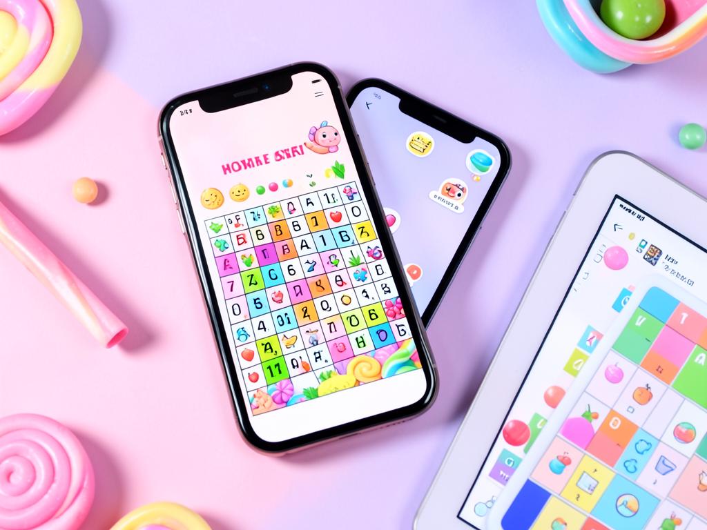 Free browser puzzle games running on a phone and tablet